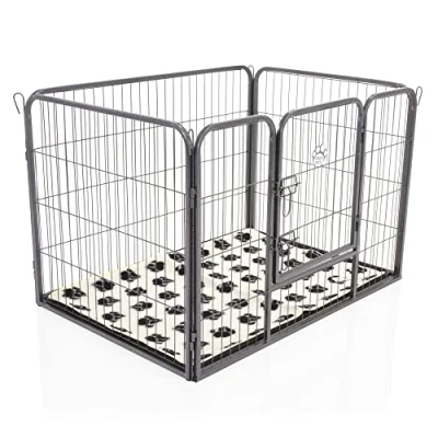 Image of Heavy Duty Puppy Playpen Inc Vet Bed by Cozy Pet Medium Rabbit Run Dog Cage or Crate Whelping Box with ABS Floor HDDP02 + VB42C. (We do not ship to Channel Islands The Isles of Scilly)