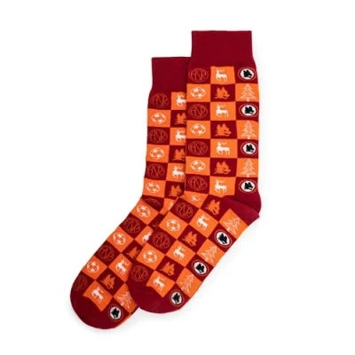 Image of AS Roma Christmas Socks Unisex Adult