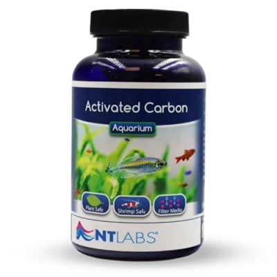 Image of NT Labs Aquarium Activated Carbon, Colour and Toxin Remover, Improves Water Quality, Removes Excess Treatments, Reduces Smells.