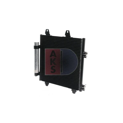 Image of 6455EE, 6455EF Condenser AKS DASIS 062012N with dryer 14,3mm 11mm 388mm TOYOTA: Aygo, CITROËN: C1 I