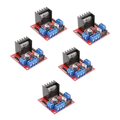 Image of 5 Pack of L298N Module H Bridge Driver Board for Stepper Motor Smart Car Robot DC Controller