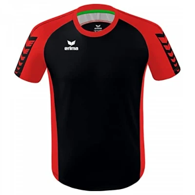 Image of Erima Adult Six Wings Teamsport Jersey, Black, L