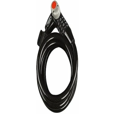 Image of Burg Wächter Cable Lock With Lighted Combination, 4 Digit Length: 180 cm, 230 L, Color Sorted
