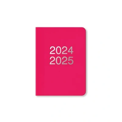 Image of Letts of London Dazzle A6 academic 2024/2025 week to view diary Pink