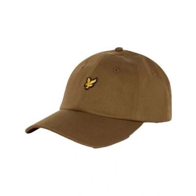 Image of Lyle &amp; Scott Unisex Cotton Baseball Cap Olive One Size