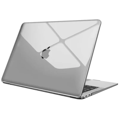 Image of FINTIE Case Compatible with MacBook Air 13.3 inch (2020/2019/2018 Not for 2024) Model A2337(M1)/A2179/A1932, Protective Snap On Hard Shell Cover Fit 13.3&quot; Retina Display Touch ID, Crystal Gray