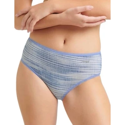 Image of Sloggi Women&#039;s GO High waist C2P Briefs, BLUE DARK COMBINATION, S