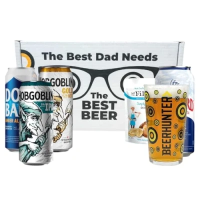 Image of Ale &#039;Best Dad&#039; Gift Set Father&#039;s Day, Gifts for him Doom Bar, Hobgoblin, Shipyard