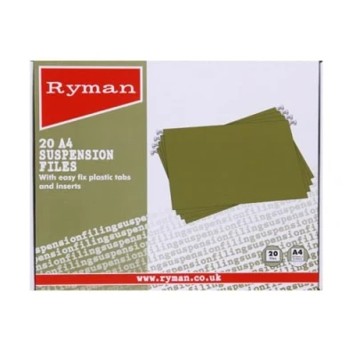 Image of Ryman Suspension Files A4 Pack of 20