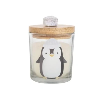 Image of Frosty Vanilla Penguin Candle Charming Winter Decor, Scented with Sweet Vanilla, Handcrafted Design, Gift for Holidays and Home Ambiance