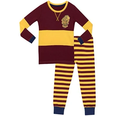Image of Harry Potter Girls Gryffindor Pyjamas Snuggle Fit Multicoloured Age 4 to 5 Years