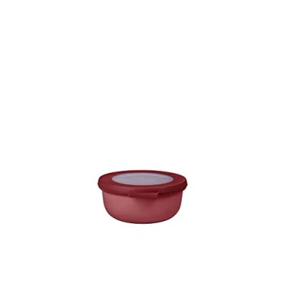 Image of Mepal Multi Bowl Cirqula Round Food Storage Container with Lid Suitable as Airtight Box for The Fridge &amp; Freezer, Microwave Servable Dish 350 ml Vivid Mauve