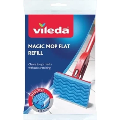 Image of Vileda Magic Mop Flat Refill Pack of 5 096672 X by