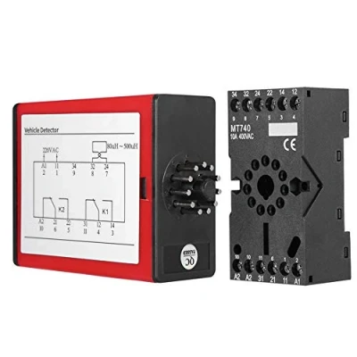 Image of Vehicle Detector Single Channel Inductive Loop Power Monitor Volt for Parking Lot Access Control