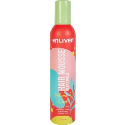 Image of Enliven Pro V Hair Mousse 300 ml, white, Unscented