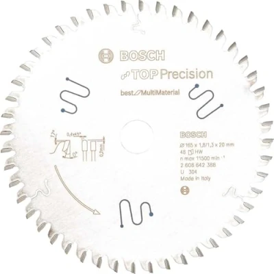Image of Bosch 2608642388 Circular Saw Blade Top Precision Best for Multi Material