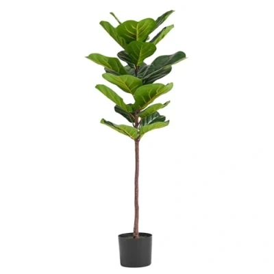 Image of 120cm Artificial Fiddle Fig Tree Premium Quality