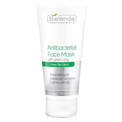 Image of Bielenda Professional Antibacterial Face Mask with Green Clay 150g