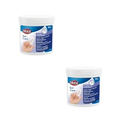 Image of TRIXIE 29392 Ear Care Finger Pads Pack of 50