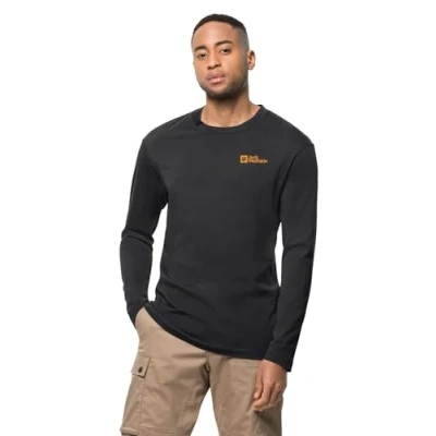 Image of Jack Wolfskin Men&#039;s Essential Sweatshirt, Black, S