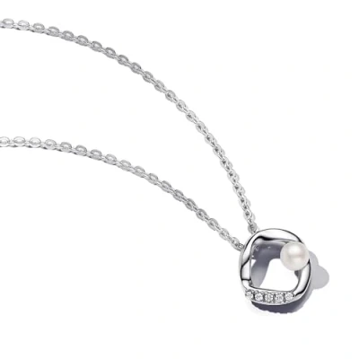 Image of Pandora Timeless Sterling silver ring with clear cubic zirconia, 54