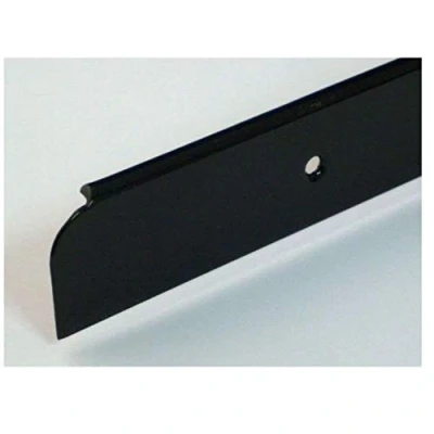 Image of Kitchen Worktop Trim End Cap Black 40mm x 630mm
