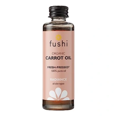 Image of Fushi Carrot Oil, Fresh Pressed, Rich In Beta Carotene, Vitamins A, B, C, D And E Essential Fatty Acids, Best For Sun Damage Skin, Parched Skin &amp; Fine Lines, Manufactured The Uk