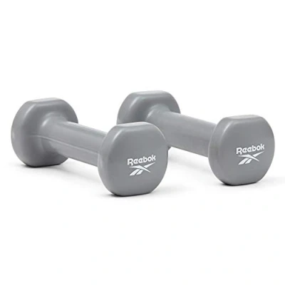 Image of Reebok Unisex&#039;s Dumbbells, Black, 1 kg