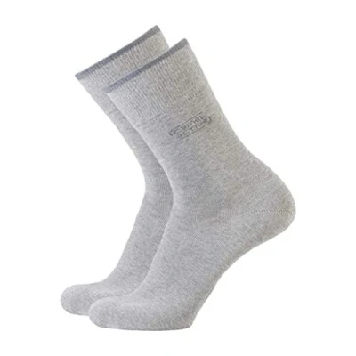 Image of Camel Active Cotton Basic Men&#039;s Socks Pack of 2 Grey 43 46
