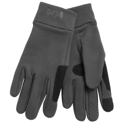 Image of Helly Hansen Unisex HH Fleece Touch Glove Liner, Ebony, XL