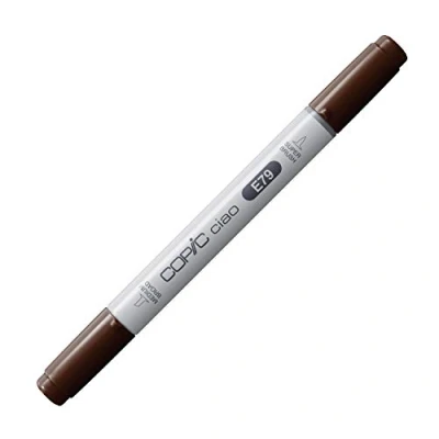 Image of COPIC Ciao Coloured Marker Pen (E 79) Cashew, For Art &amp; Crafts, Colouring, Graphics, Highlighter, Design, Anime, Professional Beginners, Supplies Colouring Books