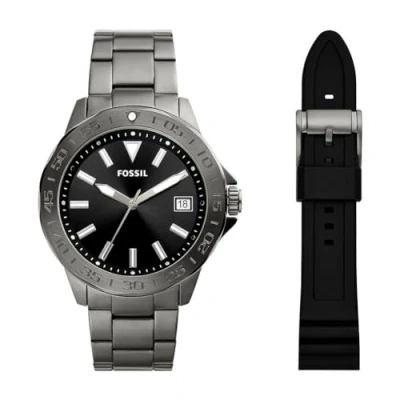 Image of Fossil BQ2785SET Mens Bannon Watch and Strap Gift Set