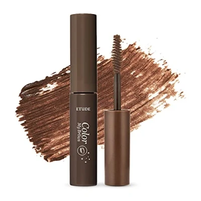 Image of Etude House Color My Brows Brow Mascara 01 Rich Brown Eyebrow Tint Eyxebrow Pencil Etencils Make Up