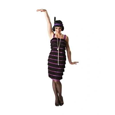 Image of Rubie&#039;s Official Flapper Fancy Dress, Adult Costume Large Halloween