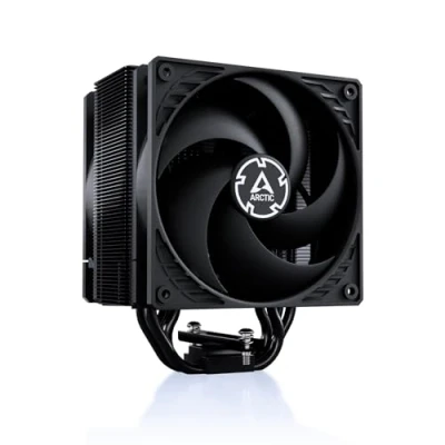 Image of ARCTIC Freezer 36 (Black) Single tower CPU cooler with push pull, two pressure optimised 120 mm P fans, fluid dynamic bearing, 200 1800 rpm, 4 heatpipes, incl. MX 6 thermal compound