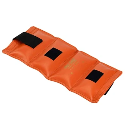 Image of CanDo Weight cuff wrist and ankle weights 3.4 kg, orange 10 0212 alternative to dumbbells