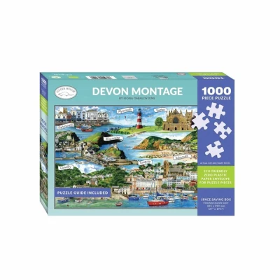 Image of Otter House 1000 Piece Jigsaw Puzzle Devon Montage