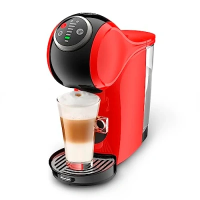 Image of De&#039;Longhi Nescafé Dolce Gusto Genio S Plus EDG315.R, Automatic Coffee Machine, Capsule Espresso Boost, Cappuccino, Energy Saving Auto Shut Off, 15 Bar Pressure, Red