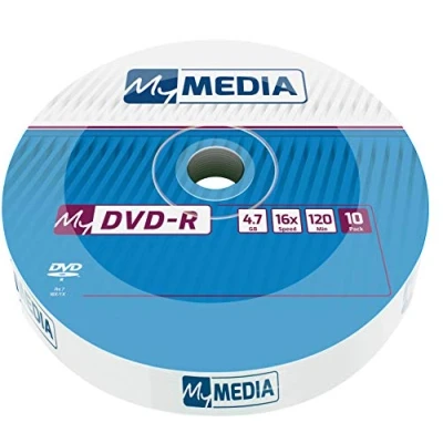 Image of MyMedia DVD R 4.7GB and 16x Burning Speed, wrap of 10 pieces
