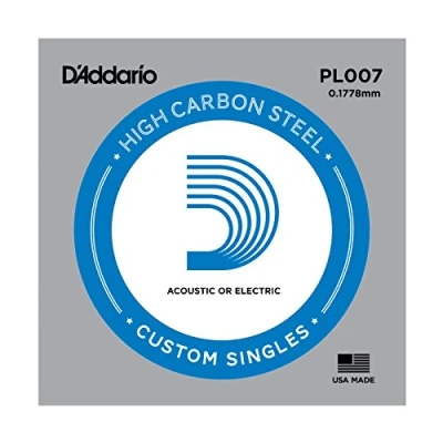 Image of D&#039;Addario Pl007 Guitar Single String Silver