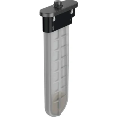Image of hansgrohe 28020340 hose box (sBox) oval finished set, brushed black chrome Complete