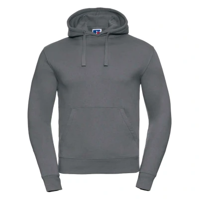 Image of Russell Athletic Mens Authentic Hoodie (Convoy Grey) Dark Grey Size Medium