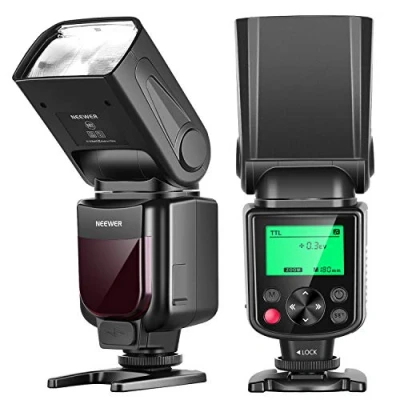 Image of NEEWER 750II TTL Camera Flash Speedlite with LCD Screen, Compatible Nikon D4 D5 D60 D90 D100 D200 D300S D300 D500 D610 D700 D750 D800 D810 D850 D3400 D3500 D5200 D5300 D7000 D7100 D7200 D7500