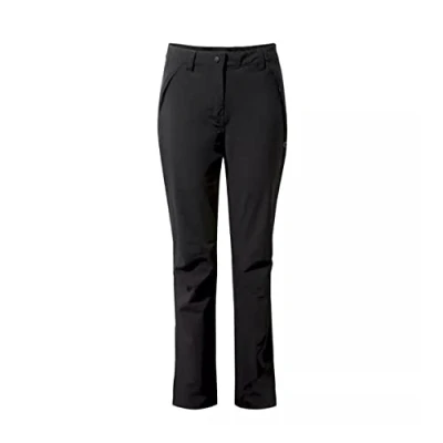 Image of Craghoppers Womens Airedale Ii Waterproof Trousers Hiking Pants, Black, 22 EU