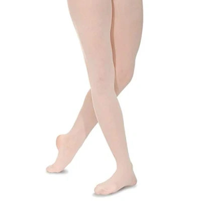 Image of 40 Denier Ballet Tights Age 1 2 Pale Pink