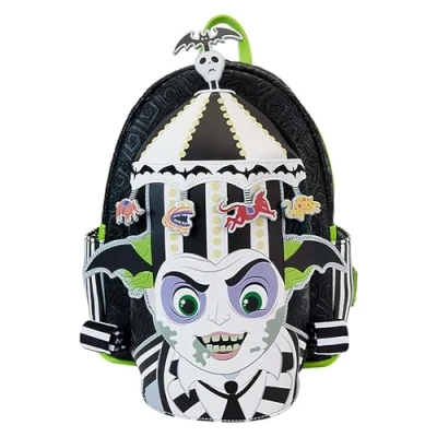 Image of Loungefly Beetlejuice Carousel Hat Mini Backpack, Multi