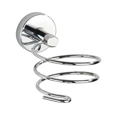 Image of WENKO 22324100 Hair Dryer Holder Die Cast Zinc 15.5 x 10 8.5 cm Chrome