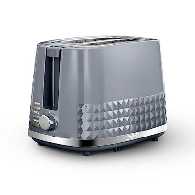 Image of Tower Solitaire 2 Slice Toaster Grey