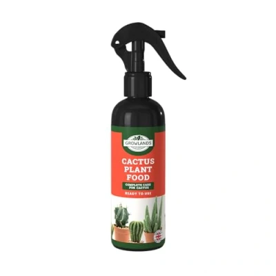 Image of Growlands Cactus Plant Food 300 ml Liquid Spray Fertilizer Designed for Use on Plants Ready to Mist