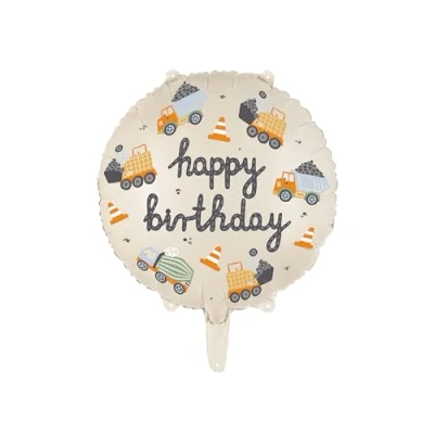 Image of Foil balloon construction site party